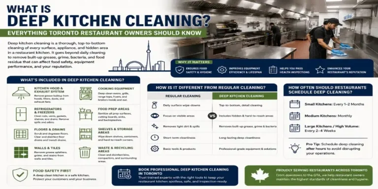 What Is Deep Kitchen Cleaning? Everything Toronto Homeowners Should Know