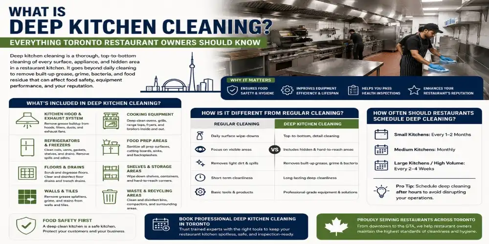 What Is Deep Kitchen Cleaning? Everything Toronto Homeowners Should Know