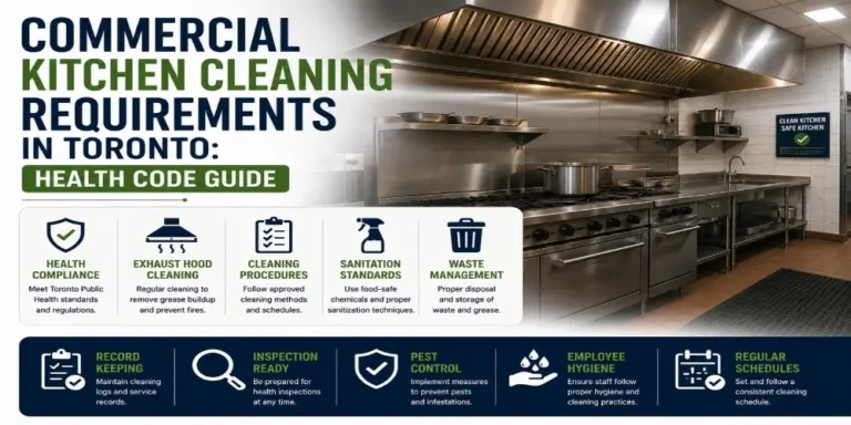 Commercial Kitchen Cleaning Requirements in Toronto: Health Code Guide